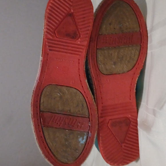 #Instint, Espadrille Lace Up Turquoise and Navy Tennis Shoes Sz. 41 - Picture 9 of 10